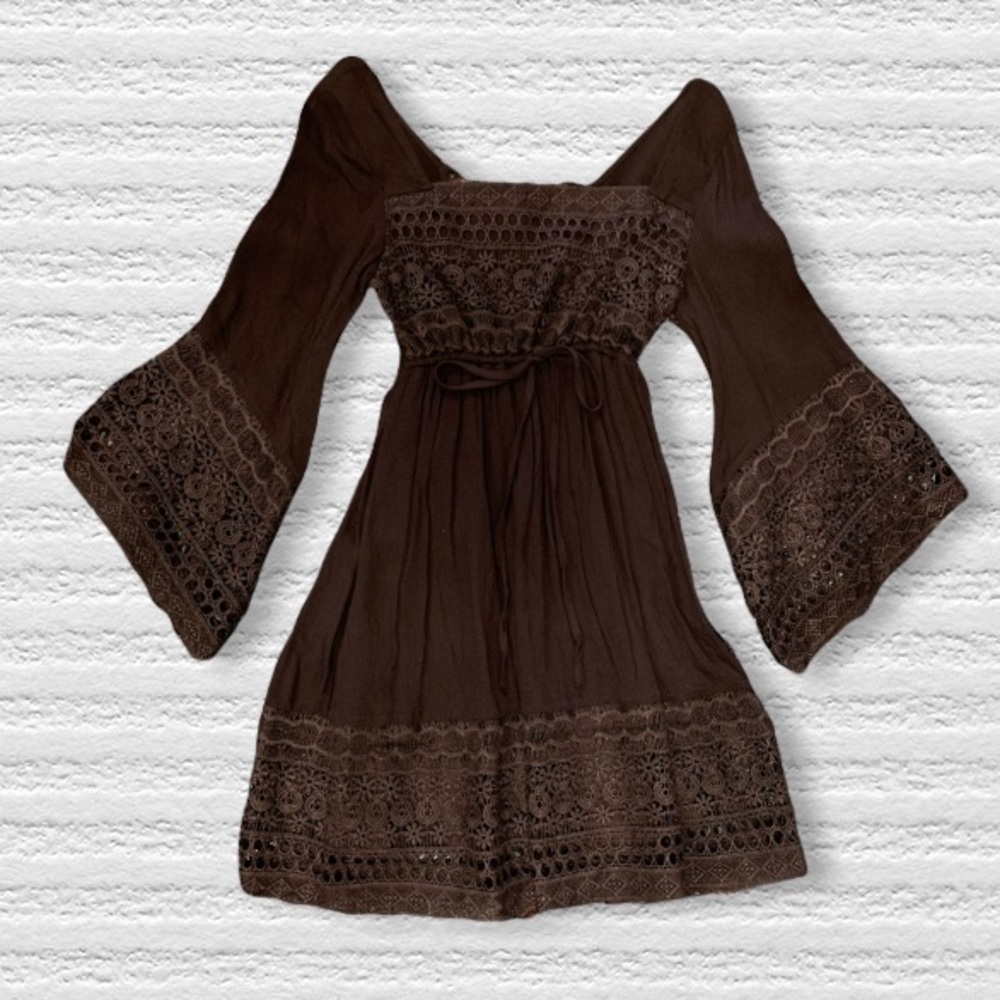 Small Black Lace Detailed Boutique Dress